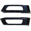 LLKUANG Black Front Fog Light Cover Trim Compatible with Land Rover Range Rover Sport 2014-2017 (Black)