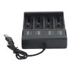 1/2/4Slot 18650-Lithium Battery Charger USB Smart Battery Charger Shell For 21700 10400 14500 16340 16650 14650  Lithium Battery
