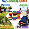 3/6/12Pcs Hand-Made Knitted Footbag Funny Crochet Colorful Small Kick Sack Juggling Balls Indoor Outdoor Games