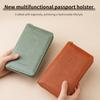 Multi-Functional Rfid Passport Wallet Rfid Passport Holder For Wallet Essential Travel Anti-Theft Wallet Storage Case Anti-Theft