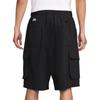 Nike Solid Color Mid Waist Loose Fit Quick Dry Cargo Shorts Men Shorts Black HJ2909010