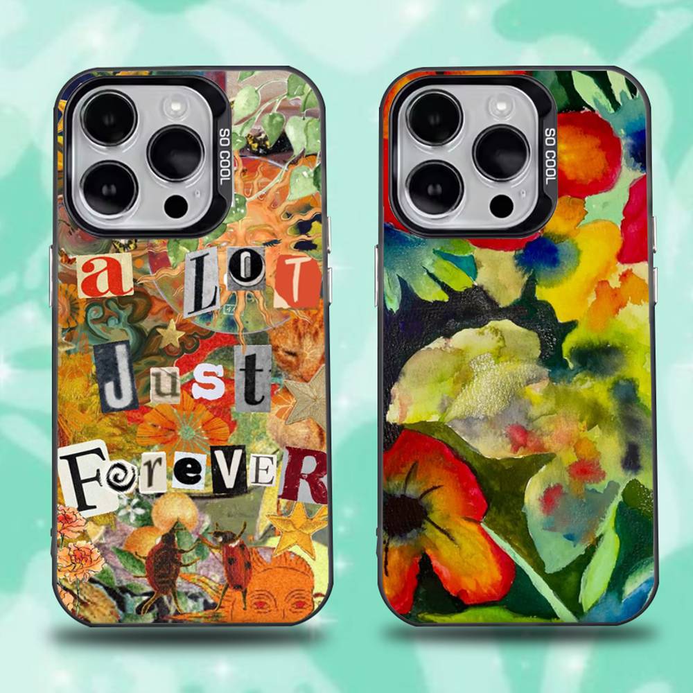 Musiker A-Adrianne Lenker Handyhülle Für iPhone 16,15,14,13,12,11,Pro,Max,Plus,Mini,XS,SE Anti-Fall Schwarzer Matt Harter Stoßfänger