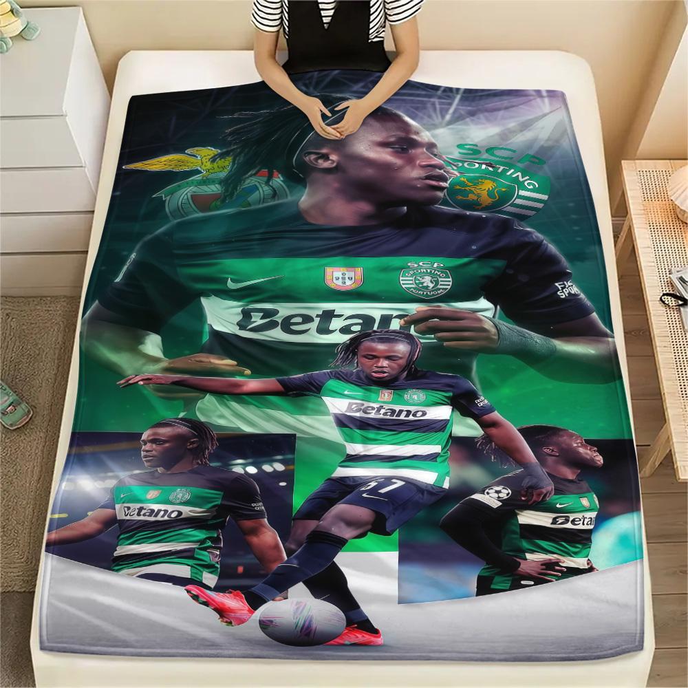 Sporting CP Print FlAannel Blanket, High quality Comfortable for All Seasons, Home Decor, Warmth and Comfort