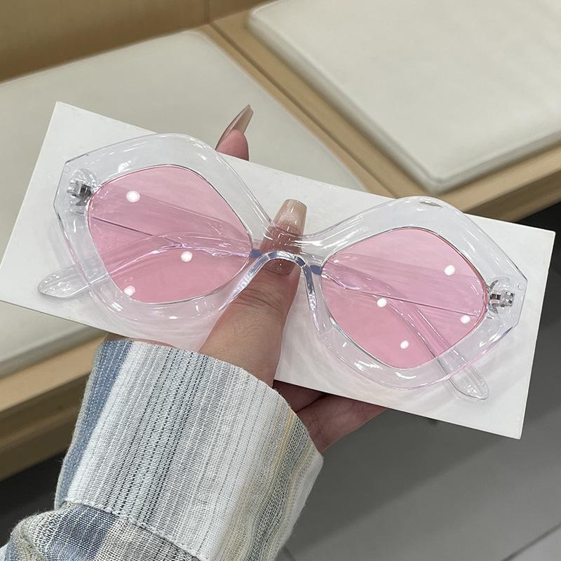 Vintage Rhombus Sunglasses Women For Men Luxury Brand Designer Sun Glasses Punk Popular Outdoor Vacation Big Frame Eyewear