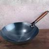 Wok Pan Boiling Pots Wood Handle Cookware Sautee Universal Pans Nonstick Wok
