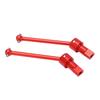 2 Pcs Front Rear Drive Shaft Aluminium Alloy RC CVD Front Rear Drive Shaft for   Latrax Teton 1Celsius18 Car