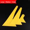 High-Temperature Resistant Multi-Functional Triangular Squeegee for Car Film, Glass, Wallpaper, and Putty Applications