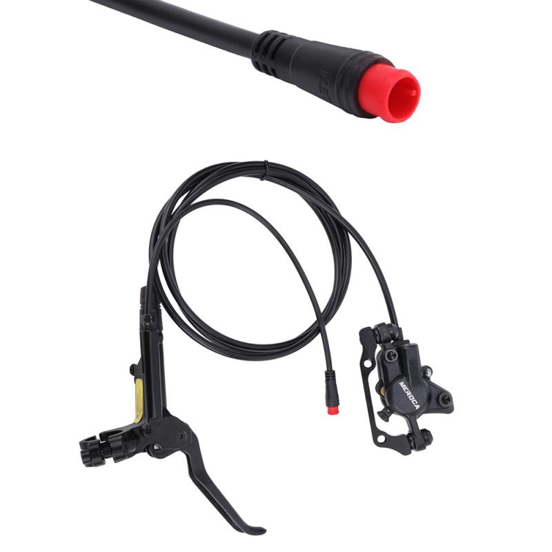 1 pár elektrického jízdního kola s dvoupístkovou kotoučovou brzdou Elektrické kolo z hliníkové slitiny Vypínací olejový kotouč