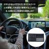 TVETE Car Sun Visor Nylon Car Storage Multifunctional Divided Clear Pen Elastic Sun Visor Storage Pouch for Parking Small Item Car Organization