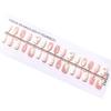Kitten On Ladder: 3D Cat Eye Press-On Nail Tips - 30 Pcs, Cute & Soft Style