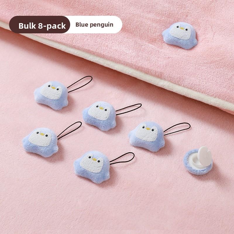 Needle-free Quilt Holder with Fleece Buckles, Quilt Cover and Quilt Cover, Cotton Quilt, Wrinkle-free Bed Sheet Holder