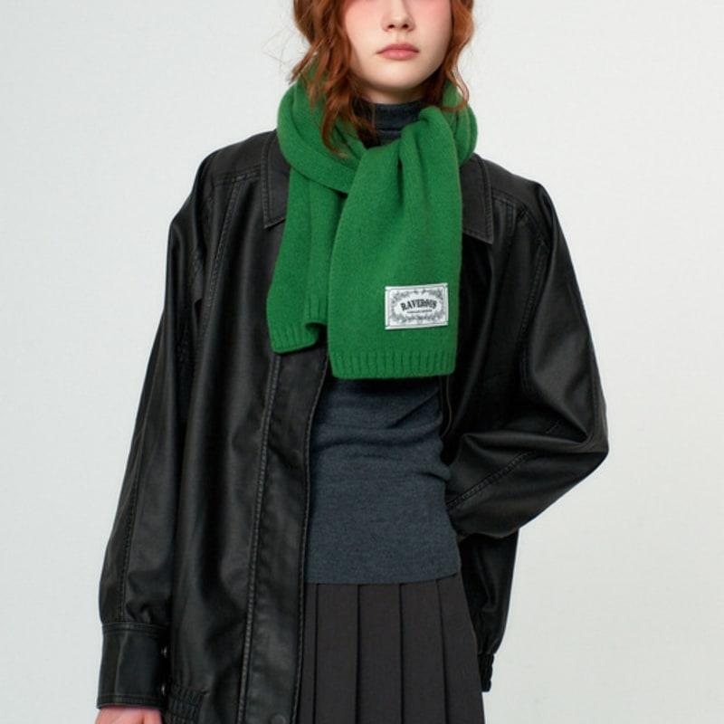 RAVEROUS Basic Plain Muffler_Green