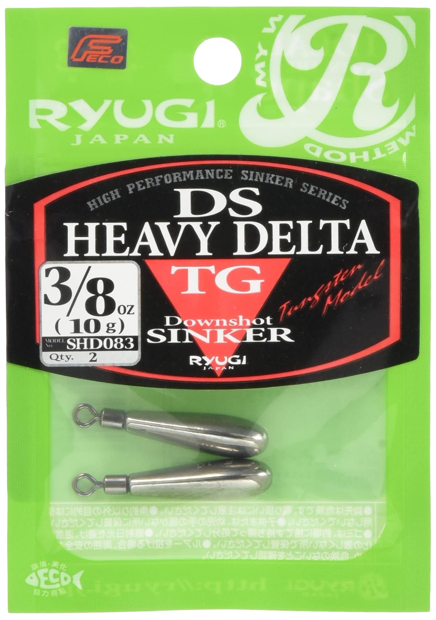 RYUGI Sinker DS Heavy Delta TG 3/8oz 3/8oz