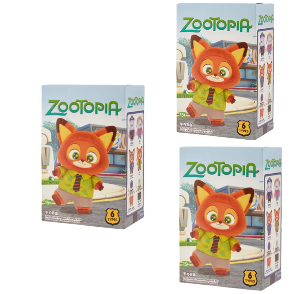New 100% Zootopia Judy Nick Figure Model Ornament Cartoon Cute Nick Figure Toy Collect Doll Kid Birthday Gift