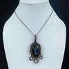 Tree Of Life Labradorite Pendant, Handmade Gemstone, 999 Copper Wire Wrapped Pendant Antique Jewelry, For Gift Silver Jewelry