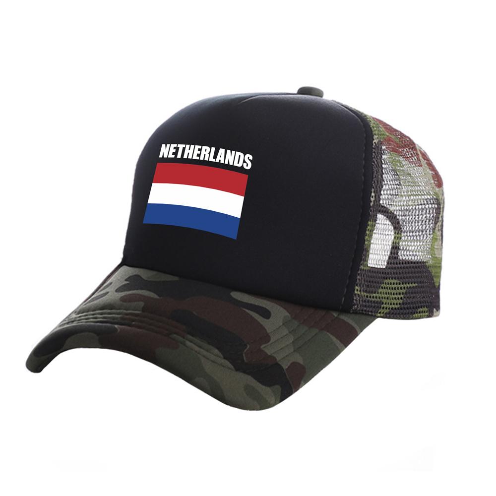 Netherlands Trucker Cap Unisex Nl Nld Holland Netherlands Hat Baseball Cap Cool Summer Unisex Mesh Net Caps