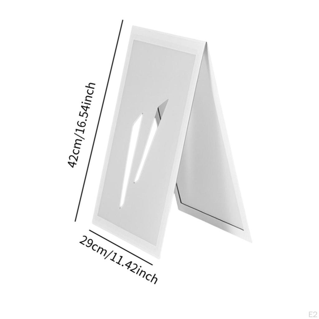 Cardboard Light Reflector for Photography with Degree Rotation Food Images