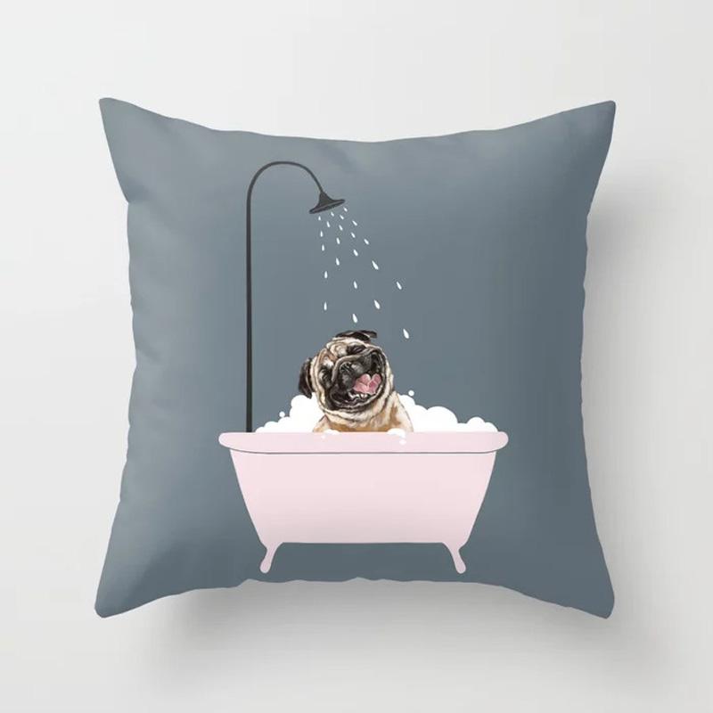 Decorative Pillowcases Cute Animals Home Decor Car Cushion Covers Sofa