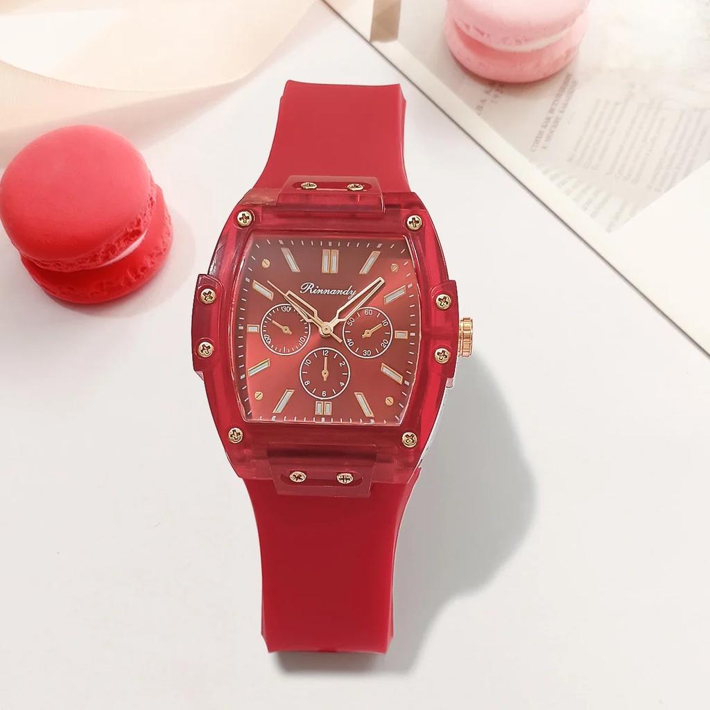 Candy Color Women Watches Fashion Luxury Brand Women Watch Silicone Strap Quartz Wristwatch Ladies Clock Gift Relogio Feminino