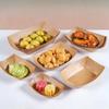 Disposable Kraft Paper Hotdog Boat Trays Eco Friendly Waterproof Food Packing for Food Festivals Street Vendor Use