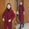 2024 Damen-Cordsamtanzug im koreanischen Stil: Herbst/Winter Casual & Trendy Zweiteiler