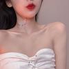 Korean version of temperament butterfly collarbone chain 2025 new niche design necklace female tide Internet celebrity cold wind neck chain