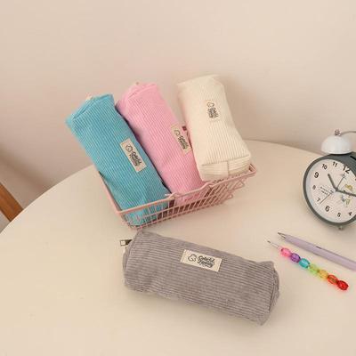 New Student Stationery Pen Bag Women Makeup Storage Bags Cartoon Pencil Cases School Office Supplies