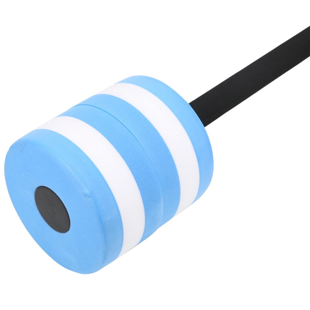 EVA Eco Friendly Water Swimming   Roundness Dumbbell Floating Toy Fitness Equipment(blue white )