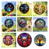 Tree 3d Of Life Dreamcatcher Halloween Acrylic Home Decoration Hanging Sign Door
