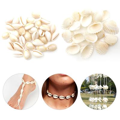 20 adet Doğal Kabuk Kabuklu Coquillage Boncuk Kolye Craft DIY Takı Yapımı