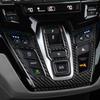 For Honda Odyssey 2018-2025 Real Carbon Fiber Sticker Central Transmission Control Panel Car Accessories Interior Decorative