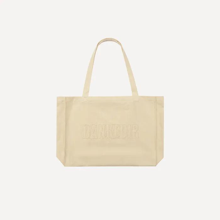DANKEDIR logo cotton bag - yellow