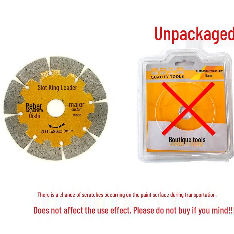 Guiren Dao Diamond Saw Blade for Marble and Stone Cutting, Dry Cutting, All-Purpose Concrete and Wall Slotting