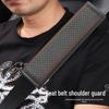 Leather Car Seat Belt Shoulder Pad - Universal Protective Cover