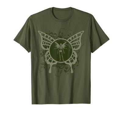 Aesthetic Y2k Fairy Wing Skeleton Alto Grunge T-Shirt