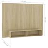 TV Wall Cabinet Sonoma Oak 120 x 23.5 x 90 cm Particleboard