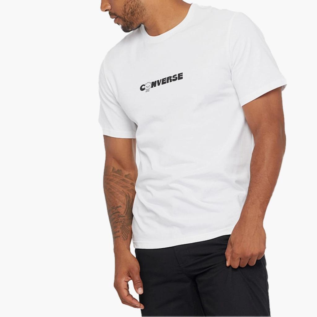 New Converse T Shirts Unisex White 10025277-A02