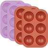 Circle Mold Chocolate 6-Cavity Semi Sphere Silicone Molds Half Sphere Baking Molds Bpa Free And Non-Stick Cylinder Cookie Mould