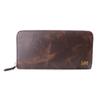 Lee Long Wallet with Round Zipper and Coin 0520367 Men's Case, Chocolate,