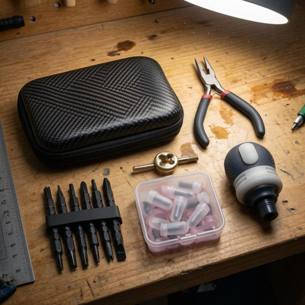 Emergency Tire Repair Kit Compact Portable Car, Truck, Motorcycle