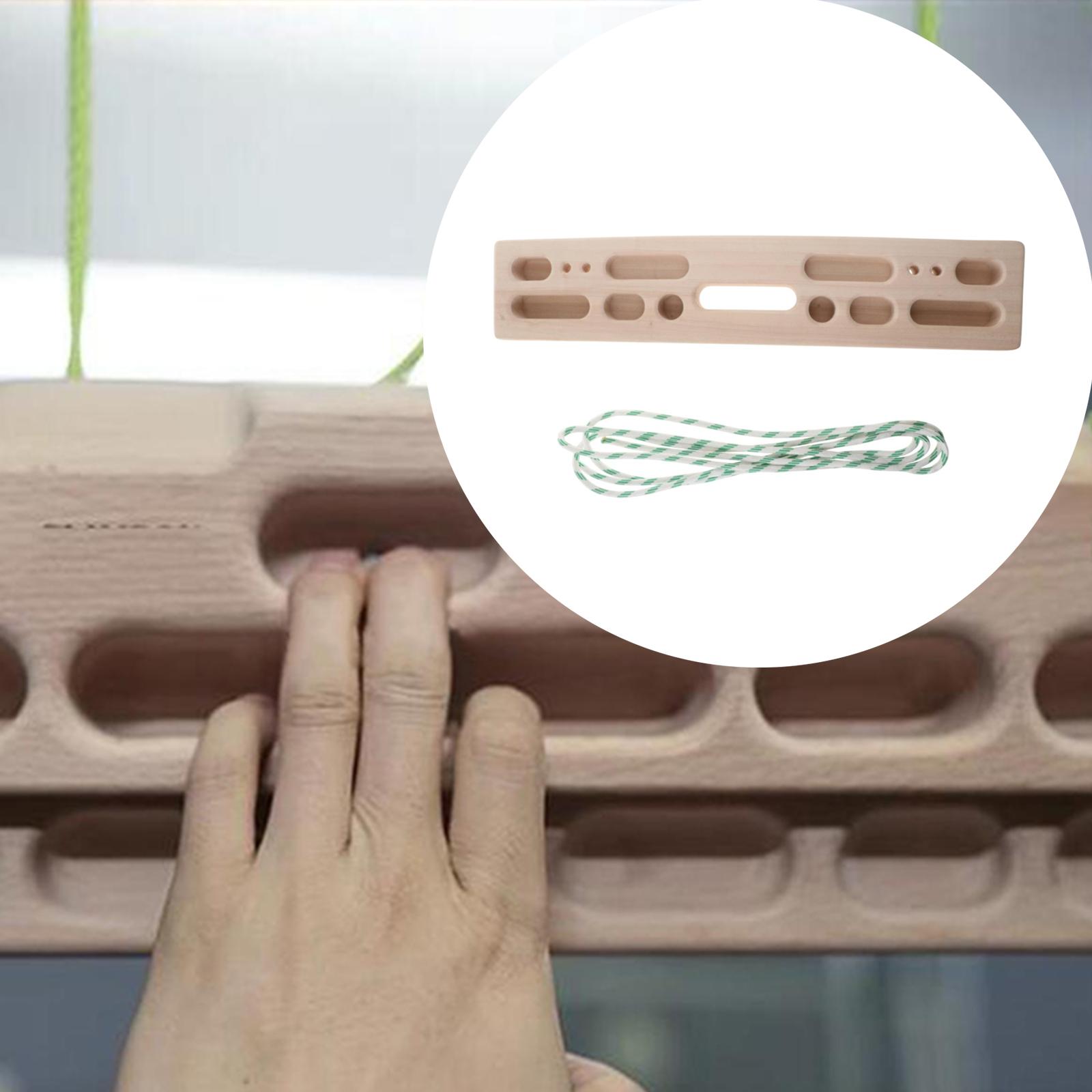 

Скалолазание Тренажер для предплечий Hangboard Подарки для боулдеринга Улучшение силы хвата пальцев Деревянный Hangboard Доска для тренировки пальцев для скалолазания