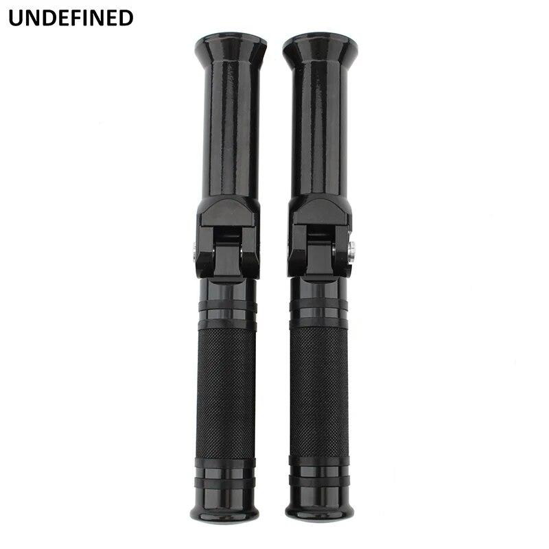 Motorcycle Black Foot Pegs CNC Rear Footrest Support Brackets for Harley Softail Fat Boy Breakout Street Bob Sport Glide 2018-20