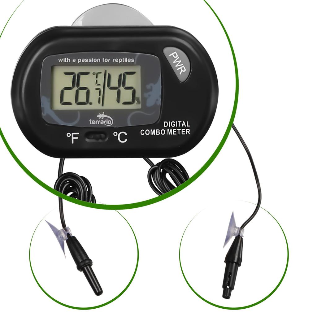 Terrario Rotom Digital Thermometer Hygrometer - thermometer and hygrometer