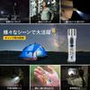 HUCOZY Handheld Mini Keychain Military with Perfect for Emergency Power Night and Emergencies of Flashlight, USB-C Rechargeable, LED, Ultra-Compact,