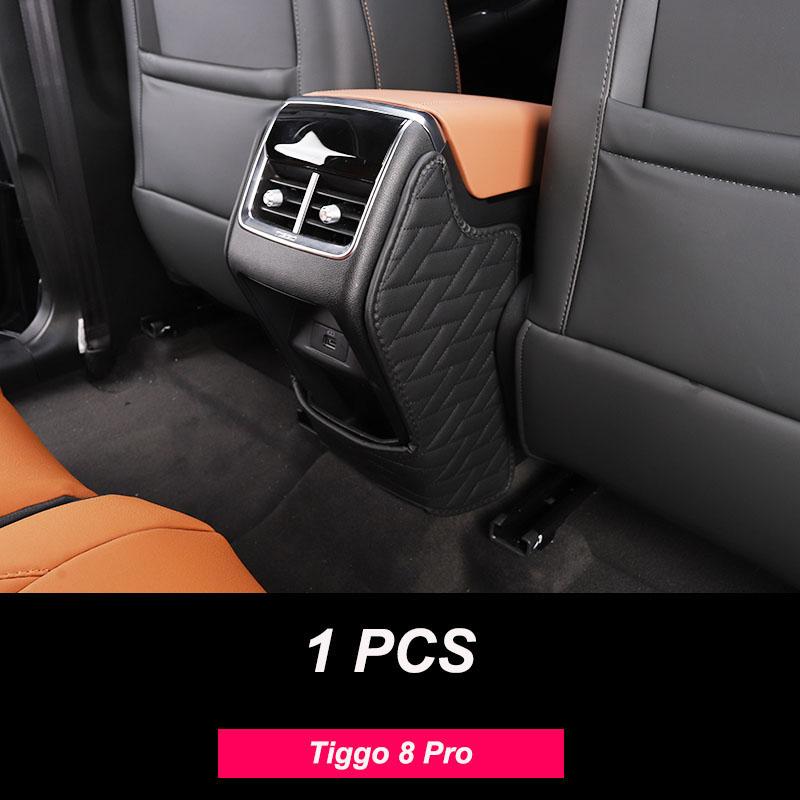 

Для Chery Tiggo 8 Pro 2022 кожаный противоударный чехол для защиты спинки сиденья автомобиля от детей, сумка для хранения грязи 1 Pcs