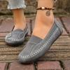 2026 Nuevos Zapatos Planos para Mujer Tallas Grandes Otoño Color Sólido Zapatillas de Moda para Mujer Ligeros Cómodos Antideslizantes Mocasines Casuales