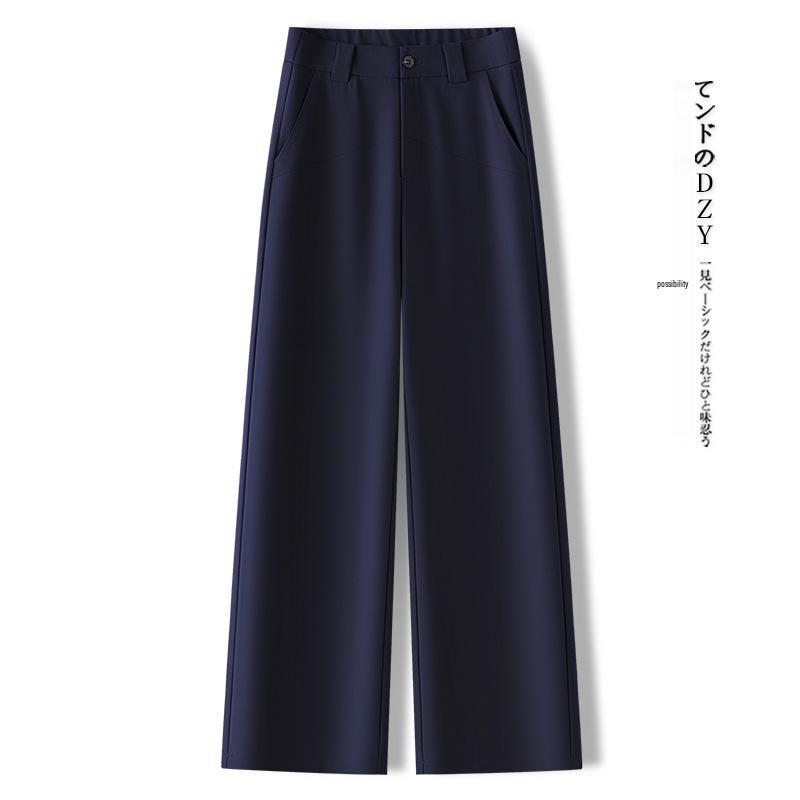 

Женские летние брюки цвета хаки с широкими штанинами 2025: Новый свободный крой, укороченная длина до щиколотки, прямой крой штанин 32/4XL for 145-155 Jin