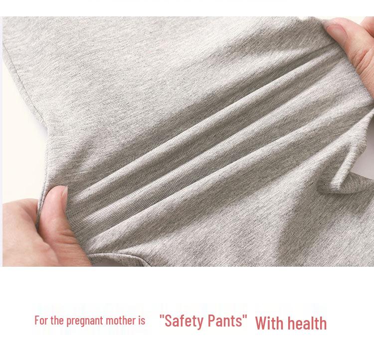 Pantalones Cortos Ajustables de Maternidad de Modal de Cintura Alta: Leggings cómodos de siete puntos para el verano