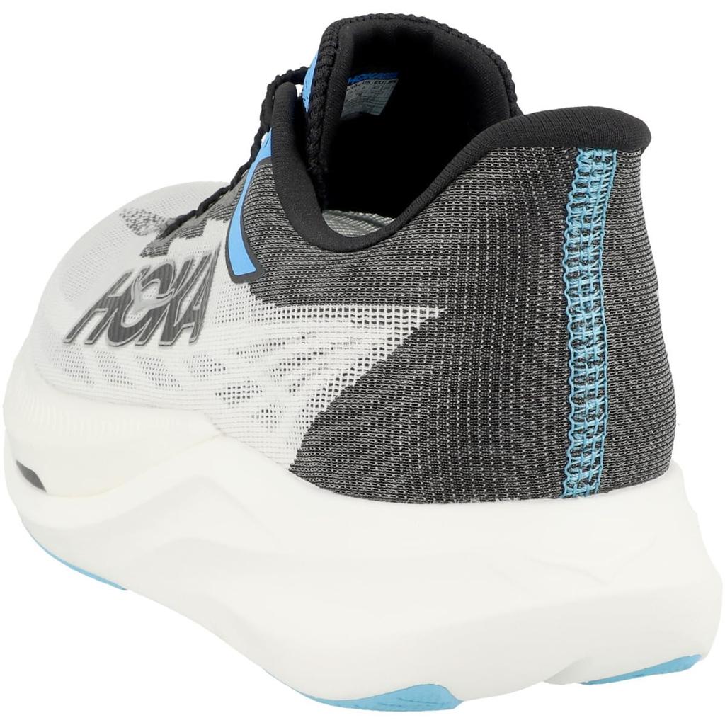 HOKA Rocket X 3 Running Training Club White and Sneakers and Size and Shoes, Shoes, Activities, Black, 1168724-WBLC (White Black, 25.0, Men's Women's)