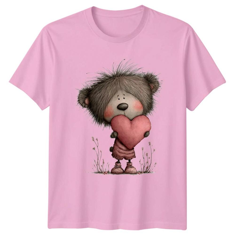 Donut Hearts Valentines Day Unisexs TShirt Unisexs Tee Graphic Unisex Top